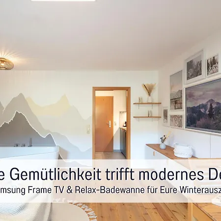 Alpenstudio Sachrang - Terrasse & Bergblick - Ruhe & Pur * Aschau im Chiemgau
