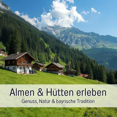 Alpenstudio Sachrang - Terrasse & Bergblick - Ruhe & Pur شقة اسخو ام شيمغاو
